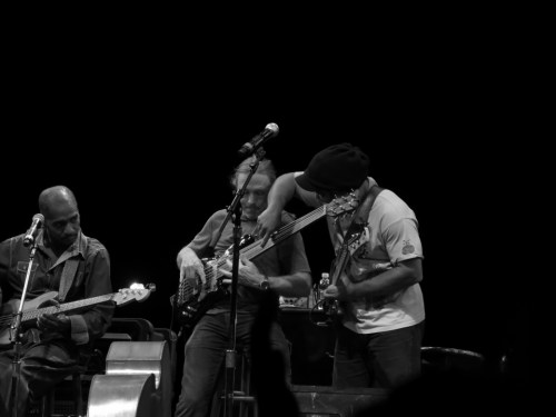 so glad I got this shot of Victor W. playing Steve's bass