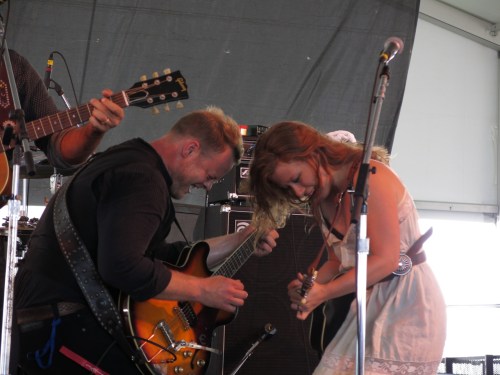 Brian and Kanene from Newport Folk Festival