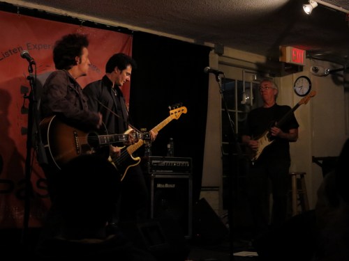 Willie Nile, Johnny 'Pie' Pisano, and Peter Hoffman
