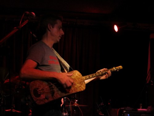 Mike playing the sintir