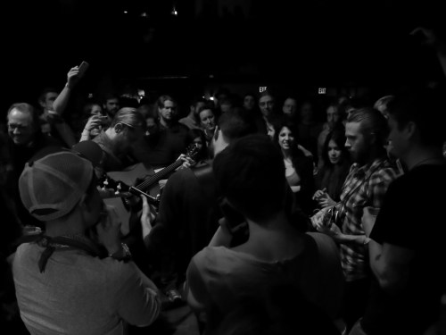 In the Crowd Between Sets