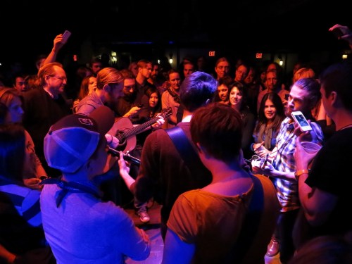 In the Crowd Between Sets