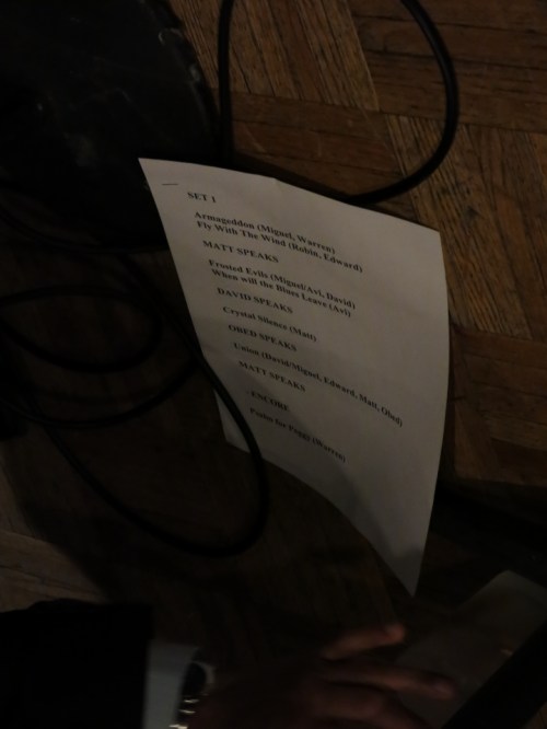 Set list