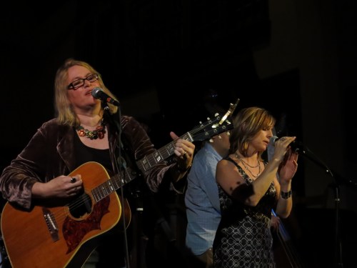 Susan and Kelly during the last number