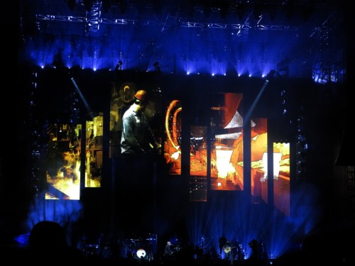 Video during 'Allentown'