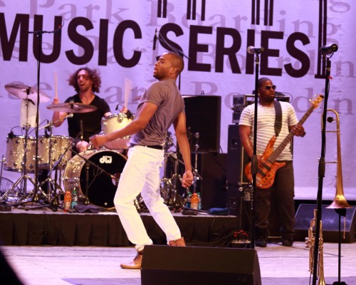 Trombone Shorty with Joey Peebles and Michael 'Bass' Ballard