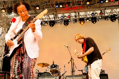 Beverly Guitar Watkins and Tim Duffy