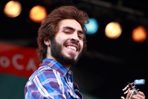 Ricky Miers of Twisted Pine, winner of the banjo competition