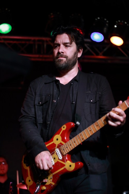 Bob's gambling-themed guitar