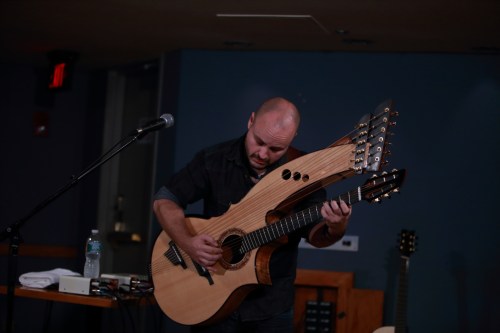 Andy on the harpguitar