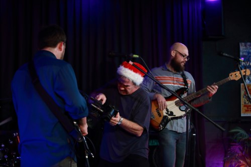 Santa Bill filming The Get Right Band