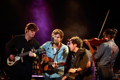 Don, David, Harris, and Auyon (l to r) of Darlingside