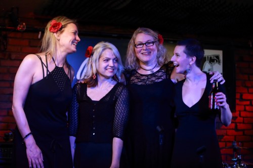 Amy Fairchild, Jenny Dee, Susan Cattaneo, Jenee Halstead (l to r)