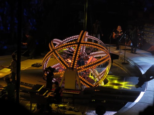 Garth Brooks and his drummer