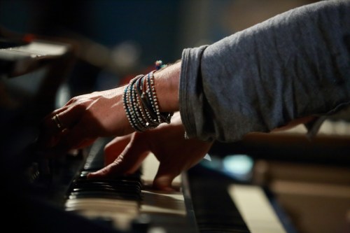 John Medeski's hands