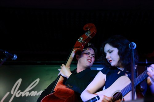 Adam Moore and Rachel Sumner