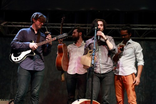 Darlingside's iced coffee break