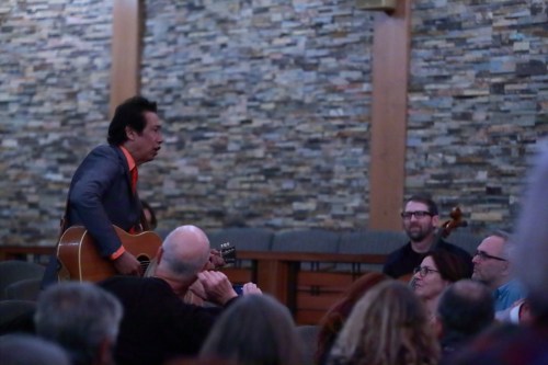 Alejandro and Matt in the audience