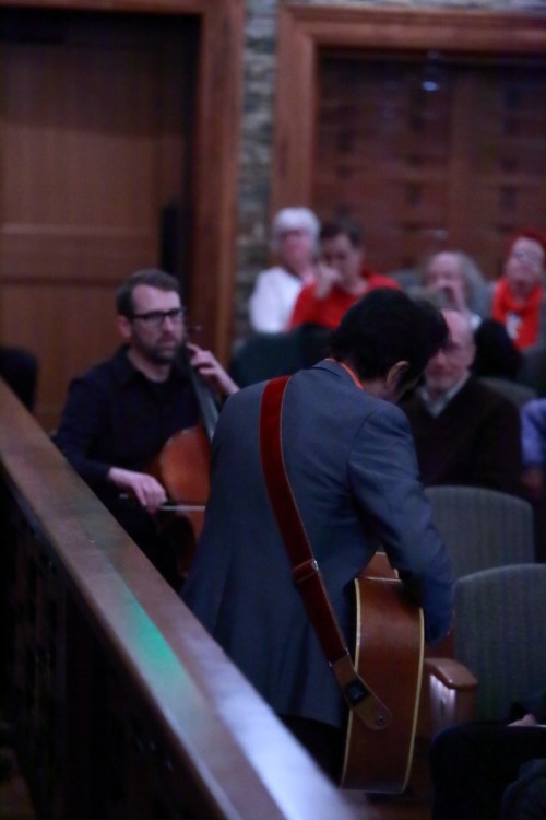 Alejandro and Matt in the audience