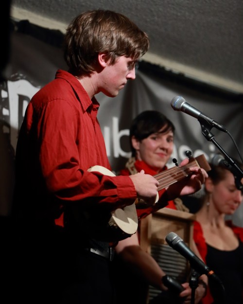 Jeremy Carter-Gordon on the gourd banjo