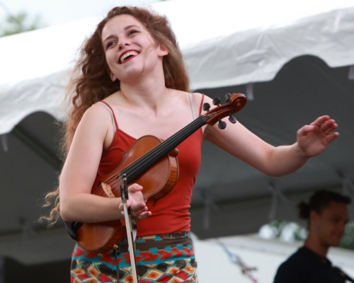 Charles Neville's fiddle player