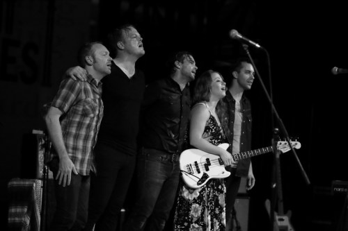 The Long Bellow (Justin, Brian, Zach, Kanene, Jason, l to r)